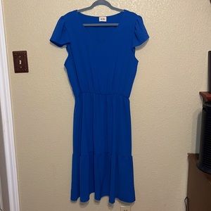 Bibi midi dress: Royal blue, size xl, never worn